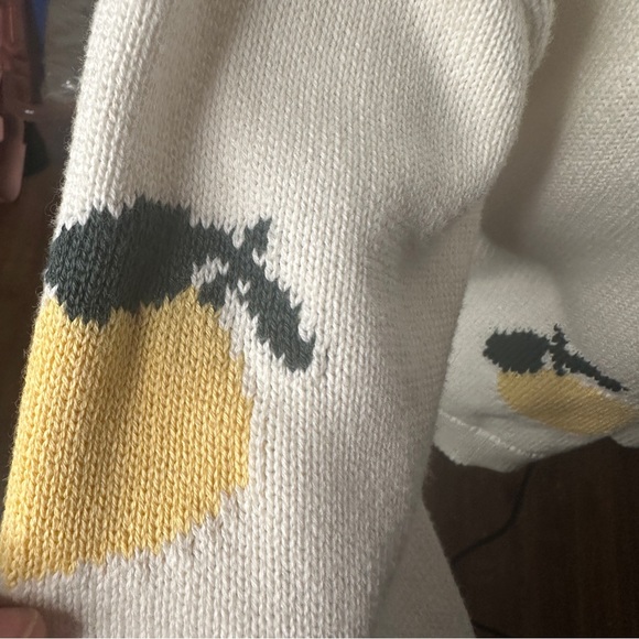 Rails White Lemon Pattern Sweater - Picture 8 of 10